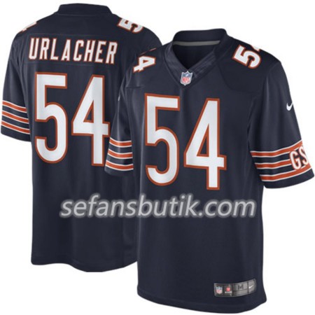 Chicago Bears Tröjor Brian Urlacher 54 Nike Navy - Herr Chicago Bears Tröjor Brian Urlacher 54 Nike Navy - Herr